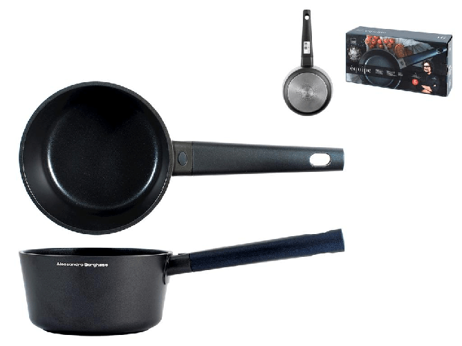 H&h Alessandro Borghese Equipe Casseruola 1 Manico, Antiaderente