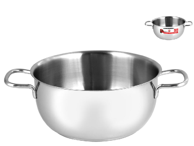 Casseruola in acciaio Inox marca Home diametro Cm 22