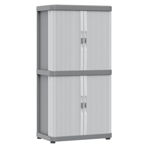 Armadio plastica Terry 1003087 ROLLING SPACE Modular 2 Grigio chiaro