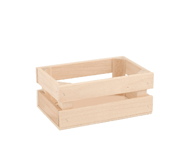 Cassetta in legno, misura 18x12x8 Cm Marrone H&H