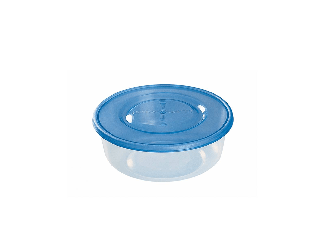 Scatola Frigo Micro Tondo Litri 0,9 1815 Trasparente Heidrun