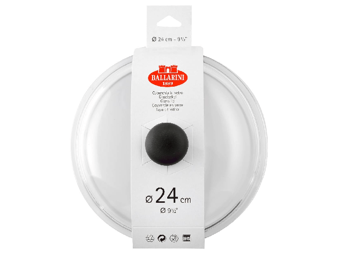 Ballarini Coperchio Vetro Bombato 24cm