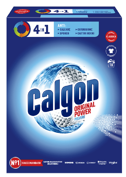 Calgon Anticalcare Polvere Lavatrice 900 Grammi 4 In 1 Made In Italy