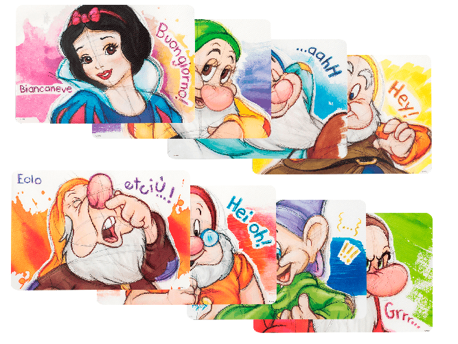 Set Tovagliette Home Nani Sketch Polipropilene