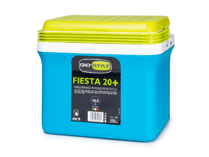 Frigo Termico Fiesta Più In Polipropilene E Polistirene Lt 20 In Colori Assortiti.
