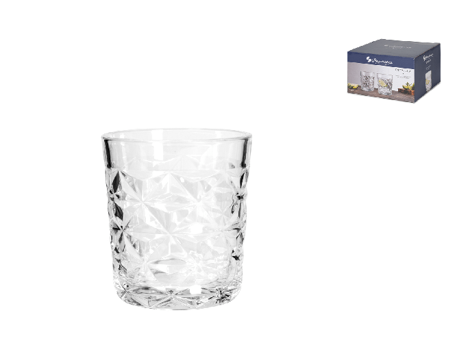 Confezione 4 Bicchieri In Vetro Trasparente Per Vino 30,5Cl