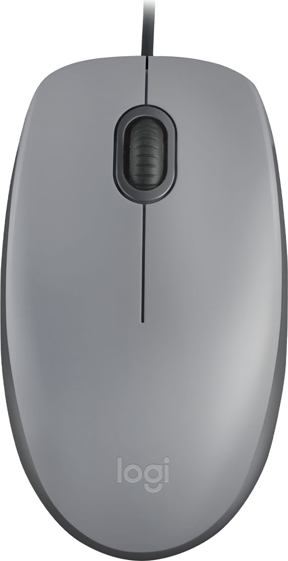 Logitech M110 Mouse Ambidestro USB tipo A Ottico 1000 DPI Mid Gray Logitech M110 mouse Ufficio Ambidestro USB tipo A Ottico 1000 DPI