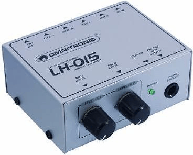 Omnitronic LH-015 2 canali 20 - 20000 Hz grigio (10355015)