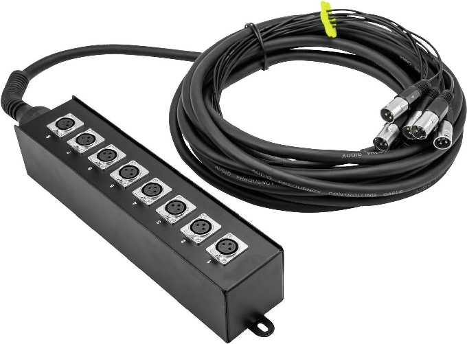 OMNITRONIC Multicore Stagebox MUS-810 2030 cm (8") 10 m (30304617)