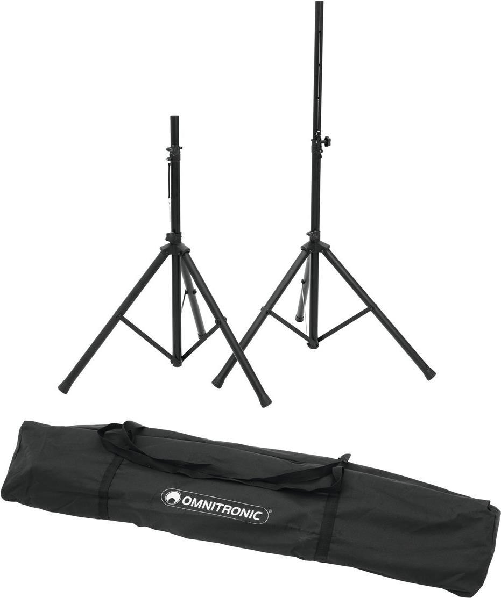 Omnitronic MOVE MK2 Set treppiede per altoparlanti PA estensibile regolabile in altezza 2 pezzi (60004023)
