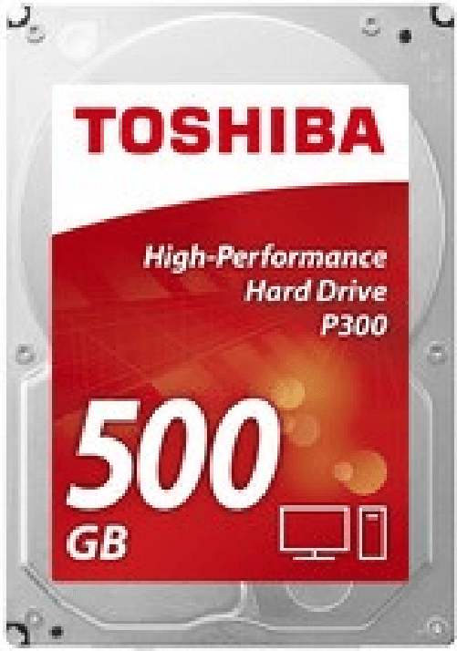 Toshiba PC desktop Toshiba P300 - disco rigido - 500 GB - interno - 35" (89 cm) - SATA 6Gb/s