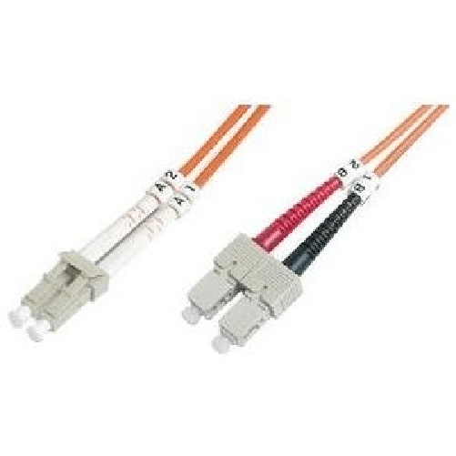 DIGITUS - Cavo patch - LC Multi-Mode (M) - SC Multi-Mode (M) - 3 m - fibra ottica - 625 / 125 micron