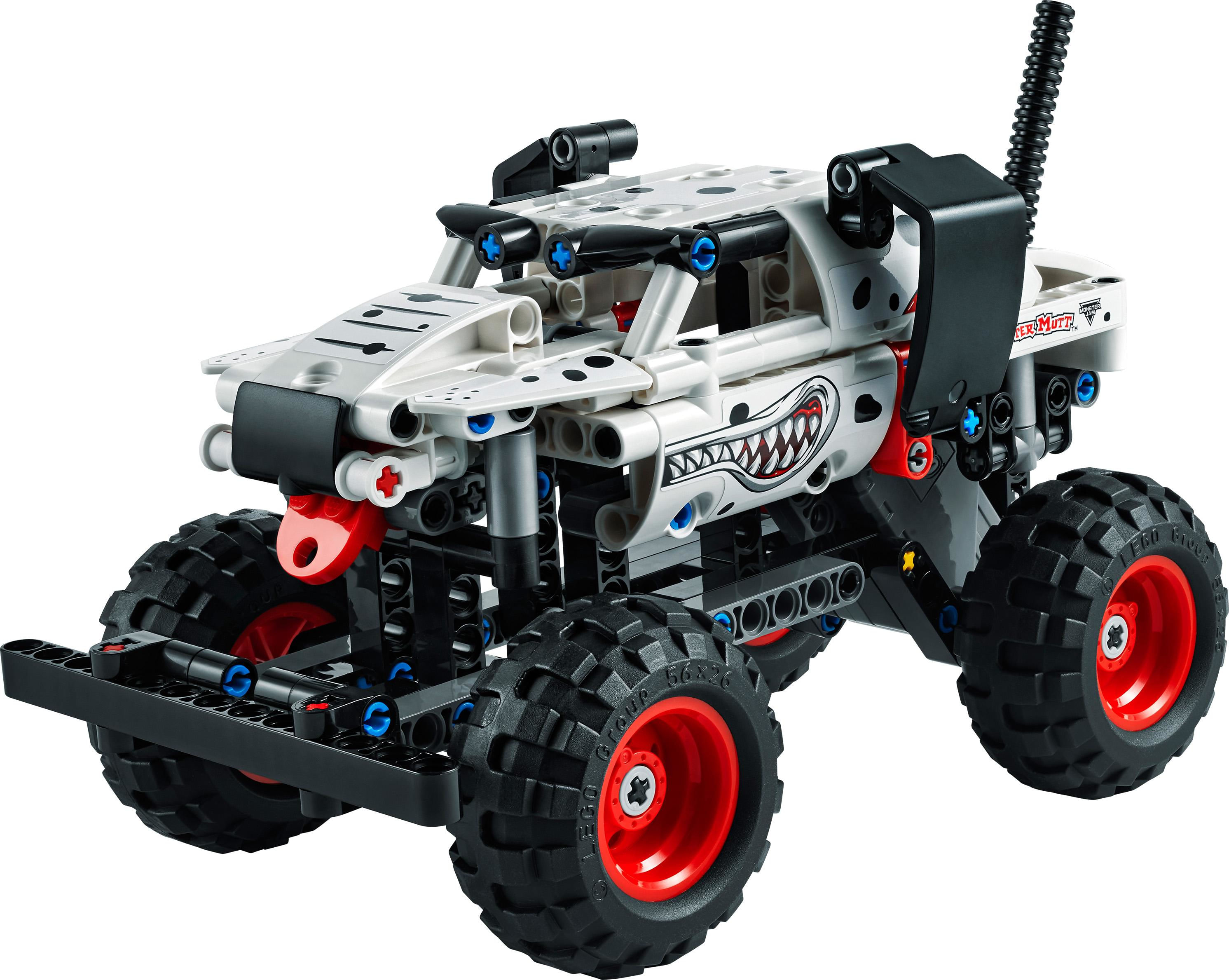 LEGO Technic 42150 Monster Mutt Monster Jam Dalmata, Set 2 in 1 con Pull-Back