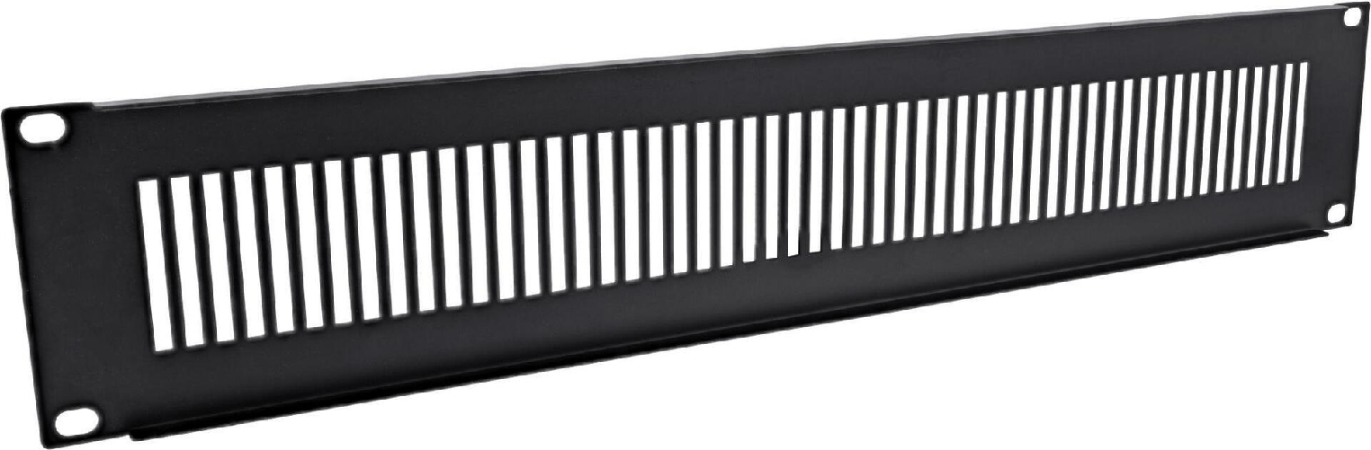 INLINE - Rack-Blindabdeckungsplatte - Schwarz, RAL 9005 - 2U - 48.3 cm (19")