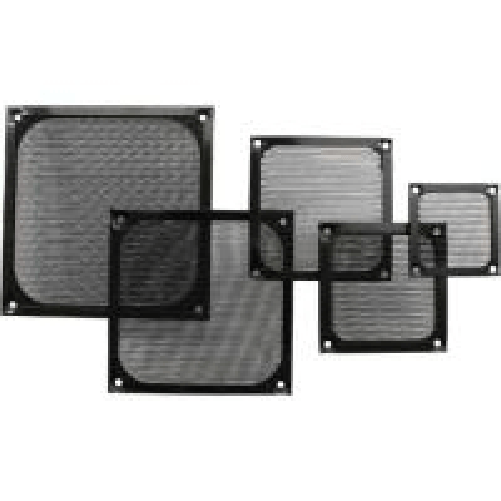 InLine - L¼ftergitter mit Filter - Schwarz (33378S)
