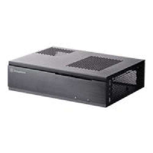 SilverStone MILO ML06 - Desktop Slimline - Mini-ITX - senza alimentatore (SFX12V) - Nero - USB/Audio (SST