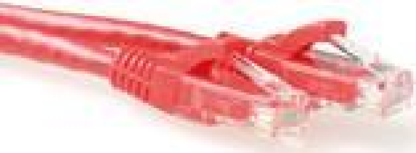 ACT Red 5 meter U/UTP CAT6 patch cable snagless with RJ45 connectors. Cat6 u/utp snagless rd 5