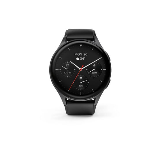 Hama Smartwatch 8900 363 cm 1.43 AMOLED 45 mm Digitale 466 x 466 Pixel Touch screen Nero GPS satellitare (Hama 8900 Fitn Hama Smartwatch 8900 3,63 cm