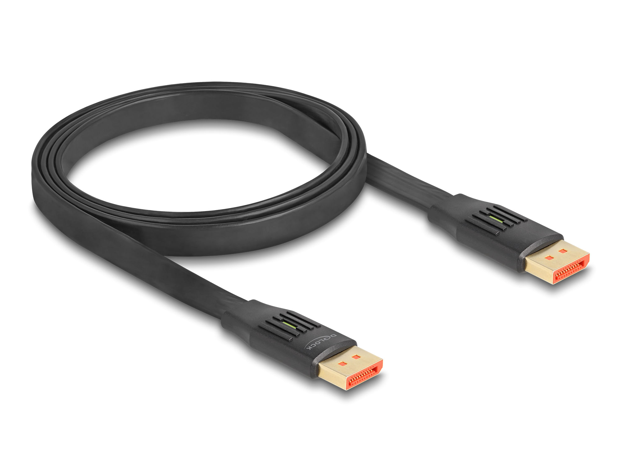 DeLOCK Cavo a nastro piatto DisplayPort 8K 60 Hz 1 m