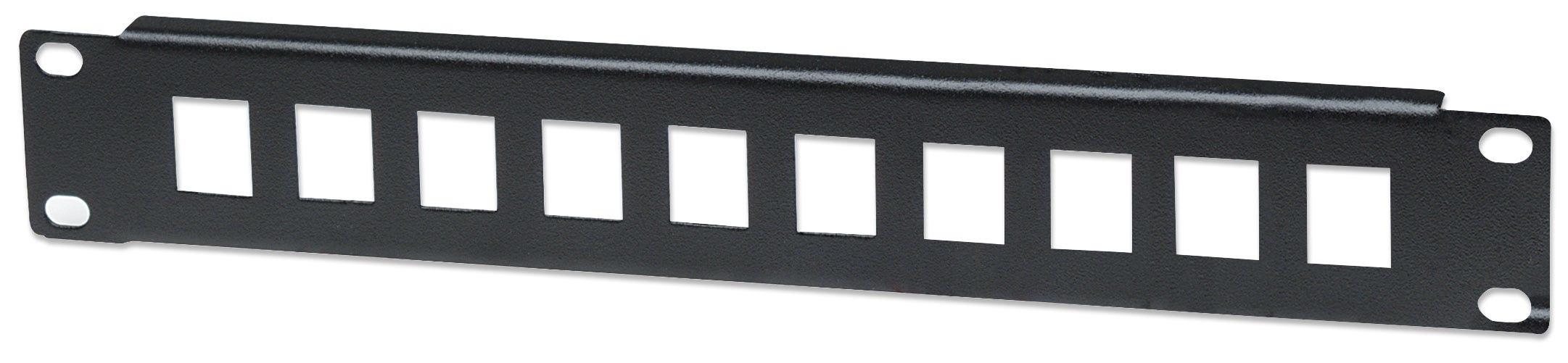 Intellinet 714860 Accessorio per pannello di connessione (BLANK PATCH PANEL 10IN 10-PORT- - 1U BLACK) Intellinet 714860 Accessorio per pannello di con