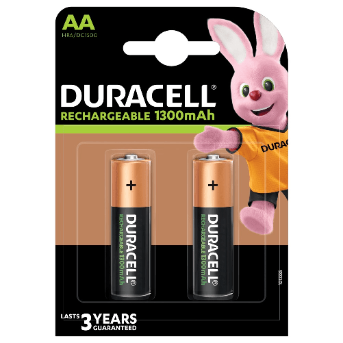 DURACELL DURACELL STILO RICARICABILI - AA - 1300mAh - BLISTER DA 2 Duracell Ricaricabili Plus Stilo AA B2 2pz