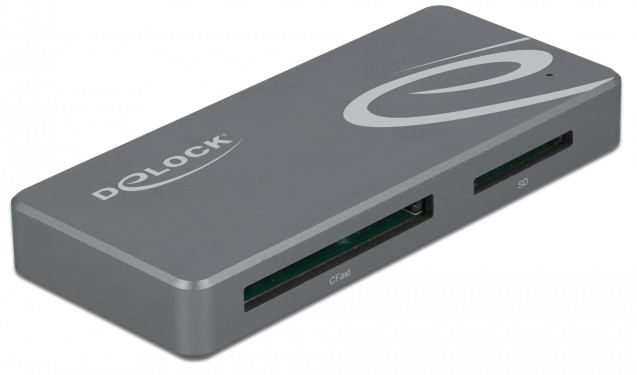 Delock Chipsatz JMicron JMS578 Genesys Logic GL3523 GL3227 Datentransferraten bis zu SuperSpeed USB 5 Gbps Hi DeLOCK Lettore di schede USB Type-C per