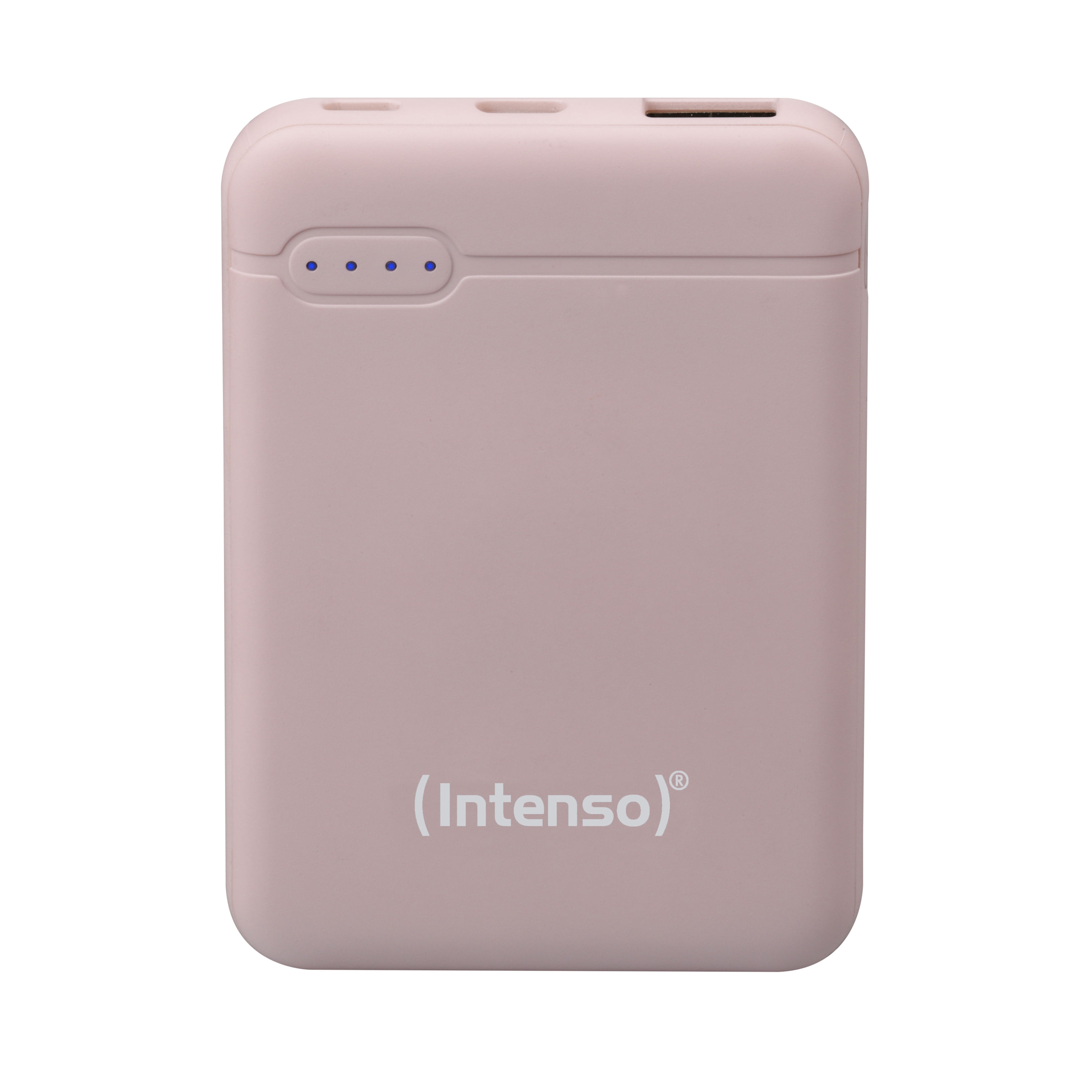 Intenso Intego PowerBank XS5000-Rosé (5000 MAH, 2.1 A-1X USB-A, 1x MicrousB-B, incluso USB-A per cavo di ricarica USB-C) Intenso XS5000 Polimeri di li