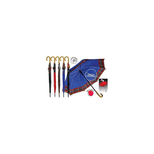 Ombrello Pioggia Golf Pl/Metallo 8 Stecche Automatico Cm 134 Antivento