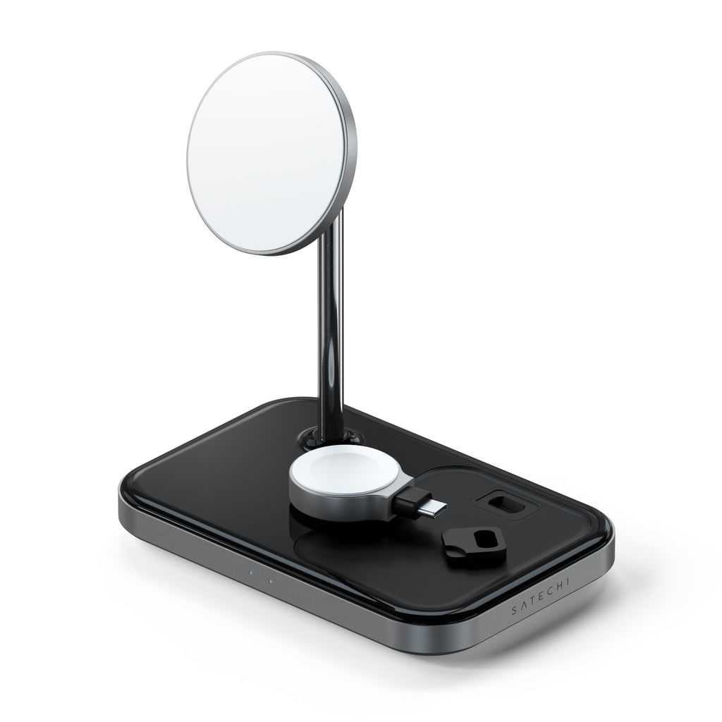 Satechi ST-WMCS3M Caricabatterie per dispositivi mobili Cuffie, Auricolare, Telefono cellulare, Smartphone, Orologio intelligente, Orologio Nero USB C