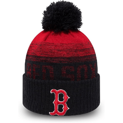 New Era Boston Red Sox MLB Navy Red Sport Beanie - One-Size