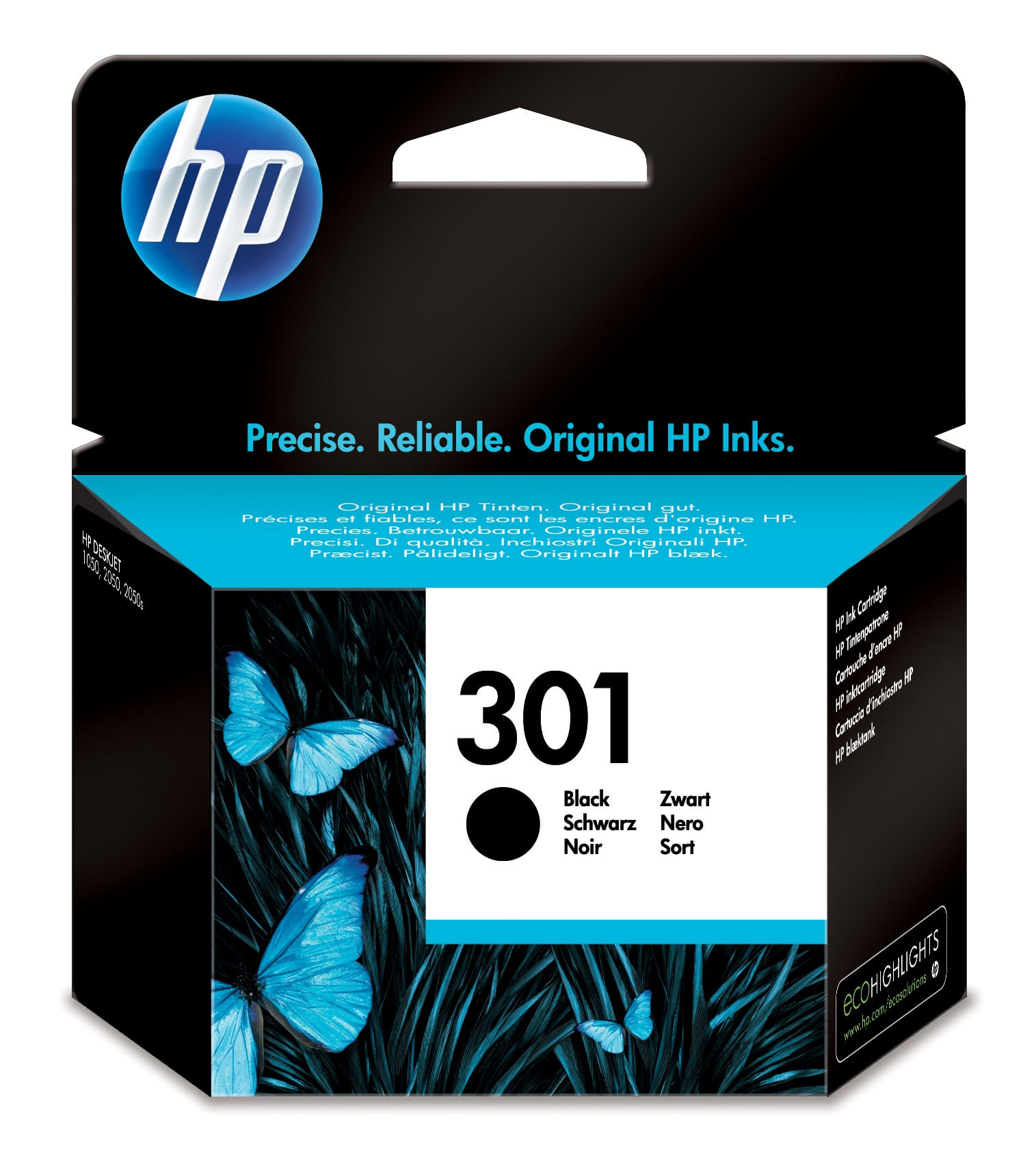 Hp ORIGINALE HP Cartuccia d'inchiostro nero CH561EE 301 170 pagine 3ml HP Cartuccia originale inchiostro nero 301
