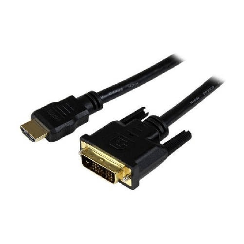 StarTech.com Cavo adattatore HDMI a DVI-D da 150 cm - Cavo connettore presa HDMI a presa DVI Maschio/Maschio