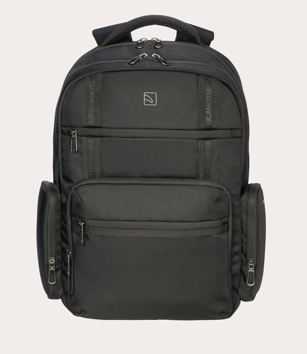 Tucano PLANET AGS RUCKSACK BLACK - MACBOOK PRO 16 LAPTOP 17 Tucano Sole Gravity zaino Zaino casual Nero Tessuto