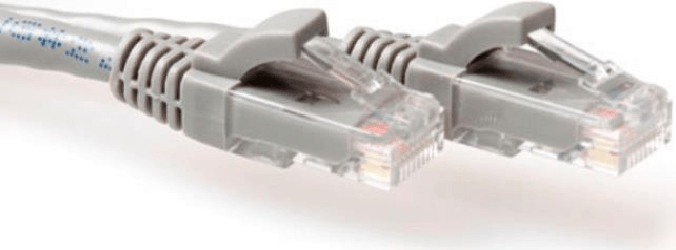 ACT Cavo patch ACT grigio LSZH U/UTP CAT6A da 2 metri con connettori RJ45