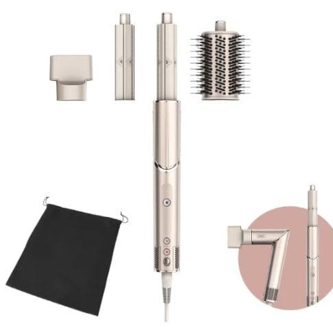 Shark HD424EU FLEXSTYLE Styler e Asciugacapelli 3 en 1 con Arricciacapelli Spazzola Ovale Volumizzante Concentratore e Shark HD424SLEU messa in piega
