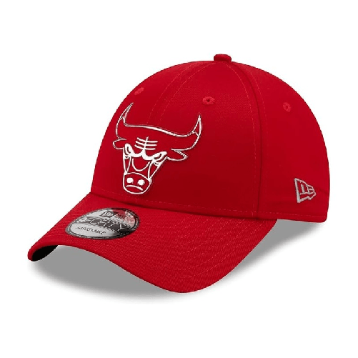 New Era Cappellino 9Forty NBA Foil Logo BullsEra Berretto Baseball Taglia Unica - Rosso