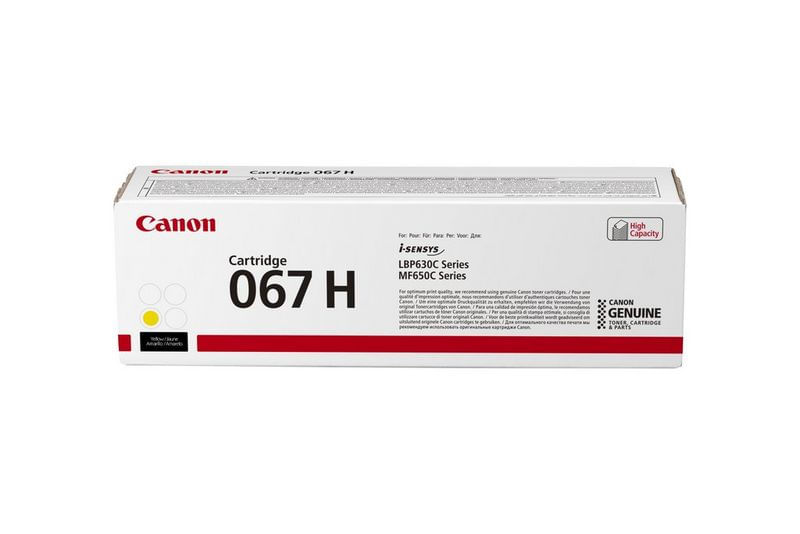 CANON Canon - Toner originale 067 - Giallo - 5103C002 - 2.350 pag Canon 067H cartuccia toner 1 pz Originale Giallo