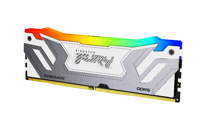Kingston Technology FURY 24GB 8400MT/s DDR5 CL40 CUDIMM Renegade RGB Bianco XMP