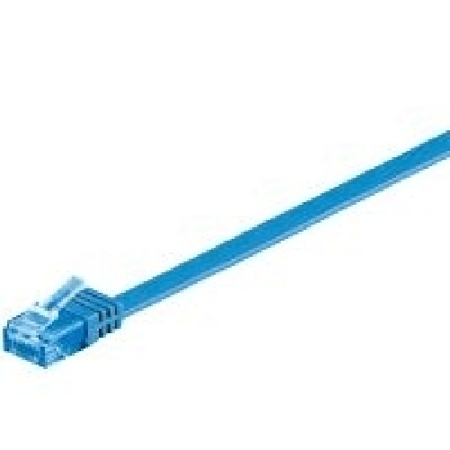 Wentronic goobay - Cavo di rete - Da RJ-45 (M) a RJ-45 (M) - 30 m - UTP - CAT 6a - sagomato piatto