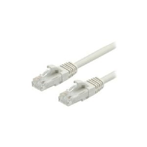 VALUE - Cavo patch - Da RJ-45 (M) a RJ-45 (M) - 1,5 m - UTP - CAT 6a - sagomato - grigio, RAL 7044 (21