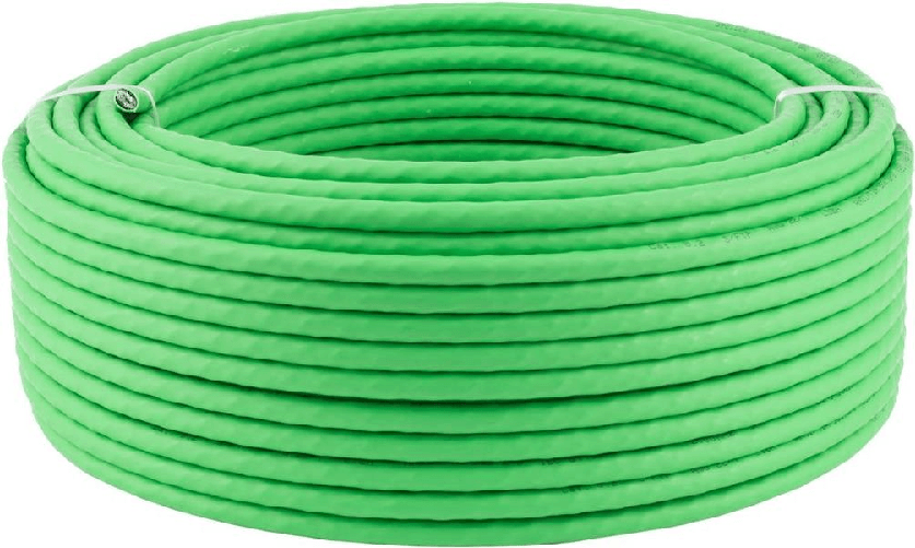 S/CONN maximum connectivity Netzwerkkabel-LAN-Verlegekabel, cat. 8.2, S/FTP, GHMT Zertifizierung, grün, 50,0m (08-860550