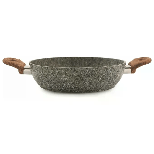 Galileo Carrara Tegame 24X6,5 Induzione Forgiato Granito Grigio