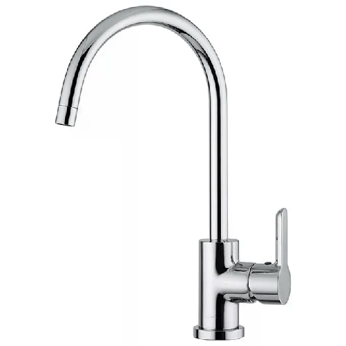 Nobili rubinetterie AB87133CR ABC Miscelatore Lavello con Canna Girevole ad Ombrello Cromo Nobili AB87133CR ABC – Miscelatore da cucina monocomando, i