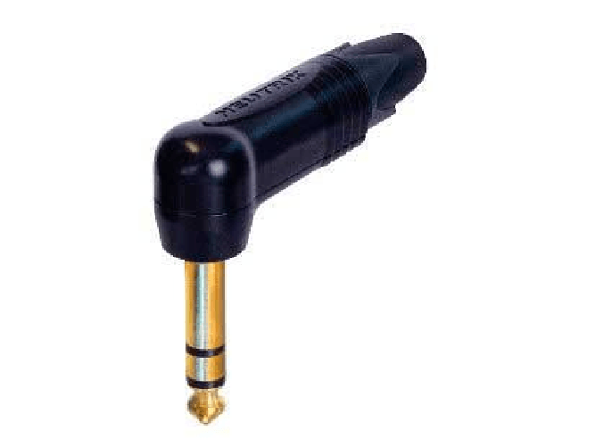 Neutrik NP3RX-B cavo di collegamento 1/4" phone plug Nero