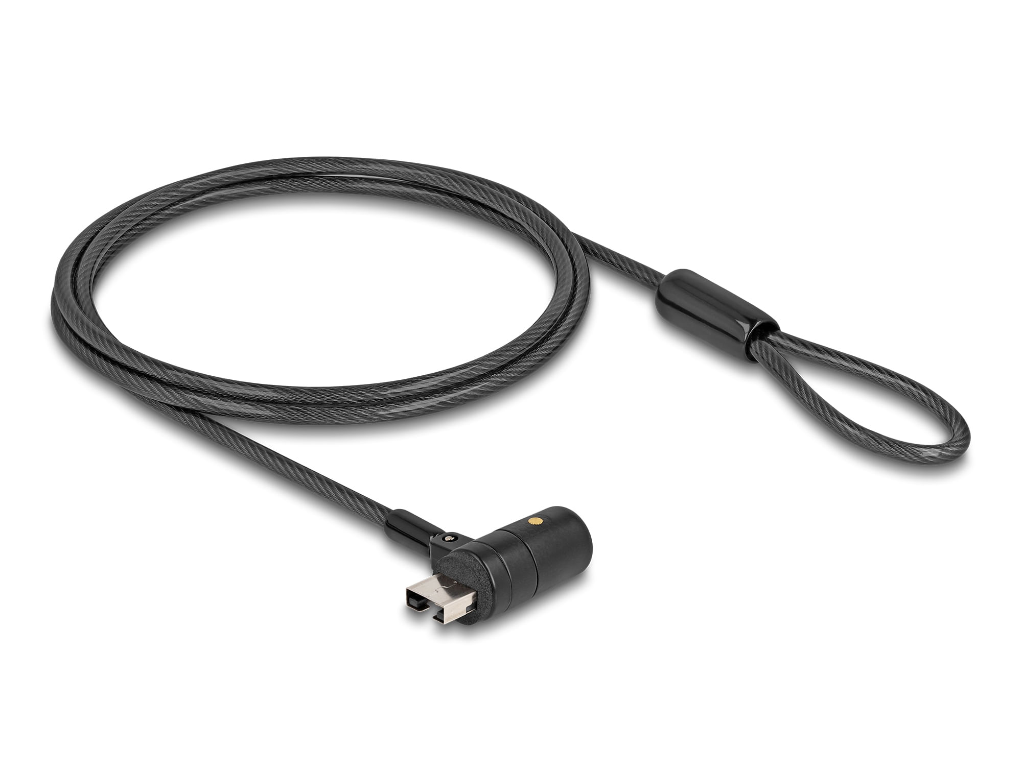 Navilock Cavo di sicurezza per notebook Navilock per presa USB Type-A con chiave Navilock 20645 cavo di sicurezza Nero 1,8 m