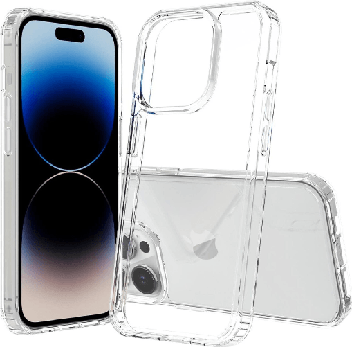 JT BERLIN Pankow Clear custodia per cellulare 17 cm (6.7") Cover Trasparente JT Berlin BackCase Pankow Clear Apple iPhone 15 Pro Max trasparente