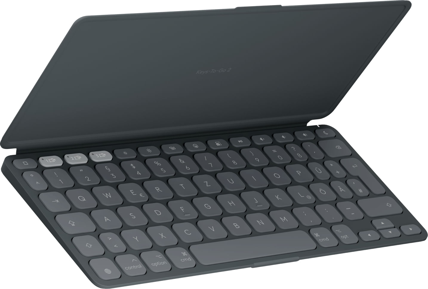 Logitech Keys-To-Go 2 tastiera Universale Bluetooth QWERTZ Tedesco Grafite