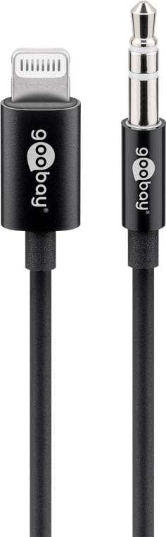 Goobay 66805 cavo Lightning 1 m Nero Goobay Cavo audio Goobay tipo MFI da 1 m