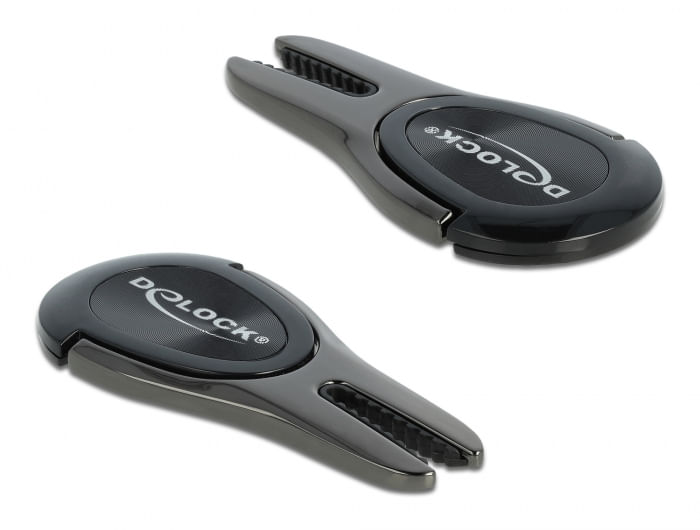 Delock Supporto universale per cellulare Mini 4 in 1 antracite DeLOCK Portacellulare universale mini 4 in 1 antracite