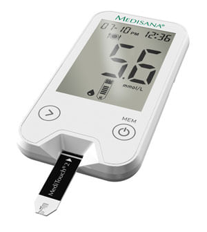 Medisana Misuratore di glicemia Medisana MediTouch 2 mmol/L incl Medisana Meditouch 2 misuratore di glucosio 5 s Bianco